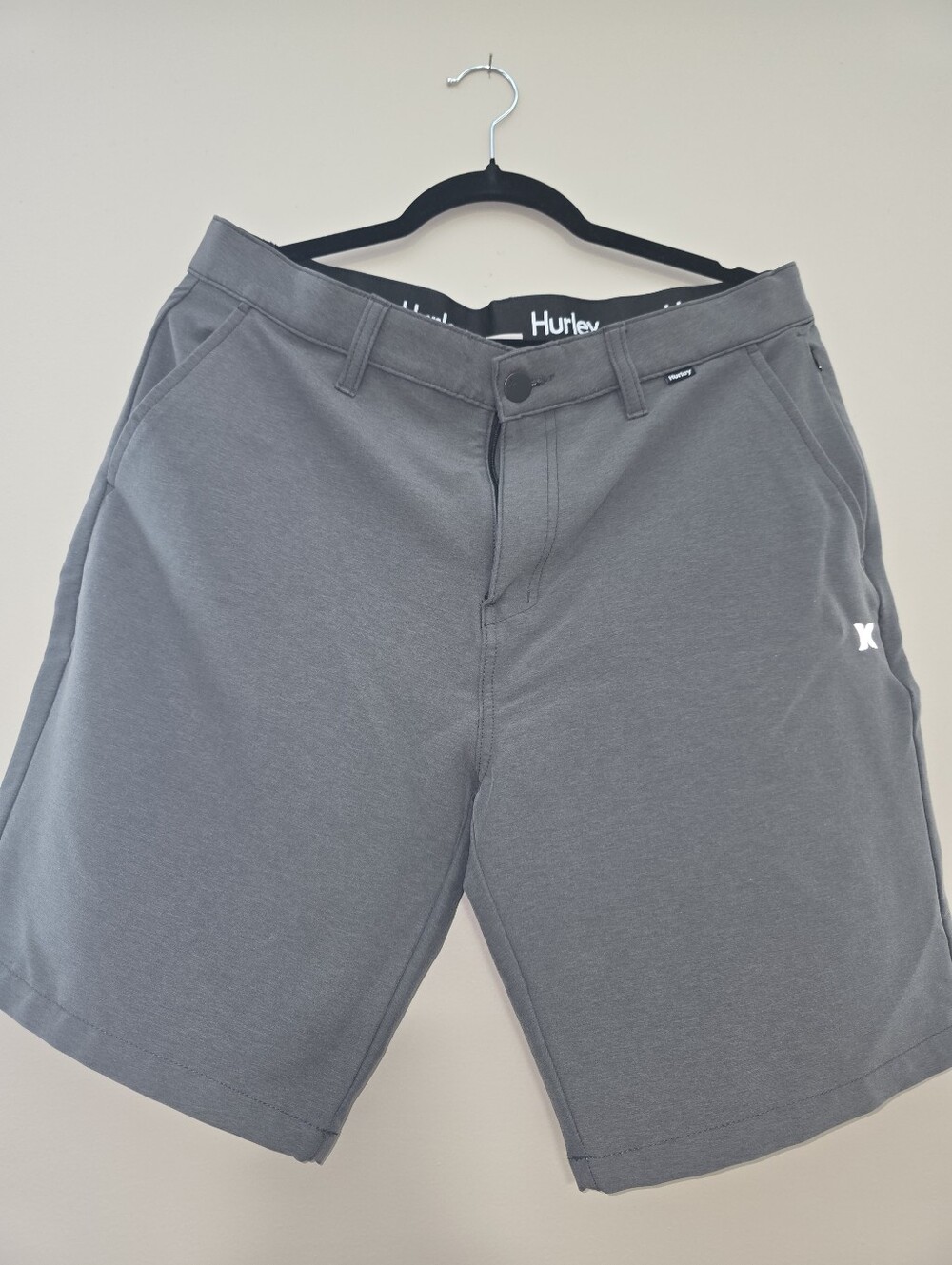 Hurley Men’s Charcoal Gray Hybrid Shorts